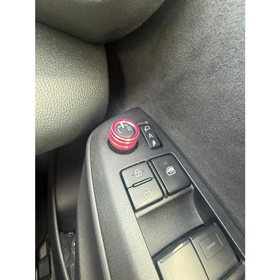 デザイン性UP♪ ドアミラー スイッチ カバー ピンク トヨタ bZ4X