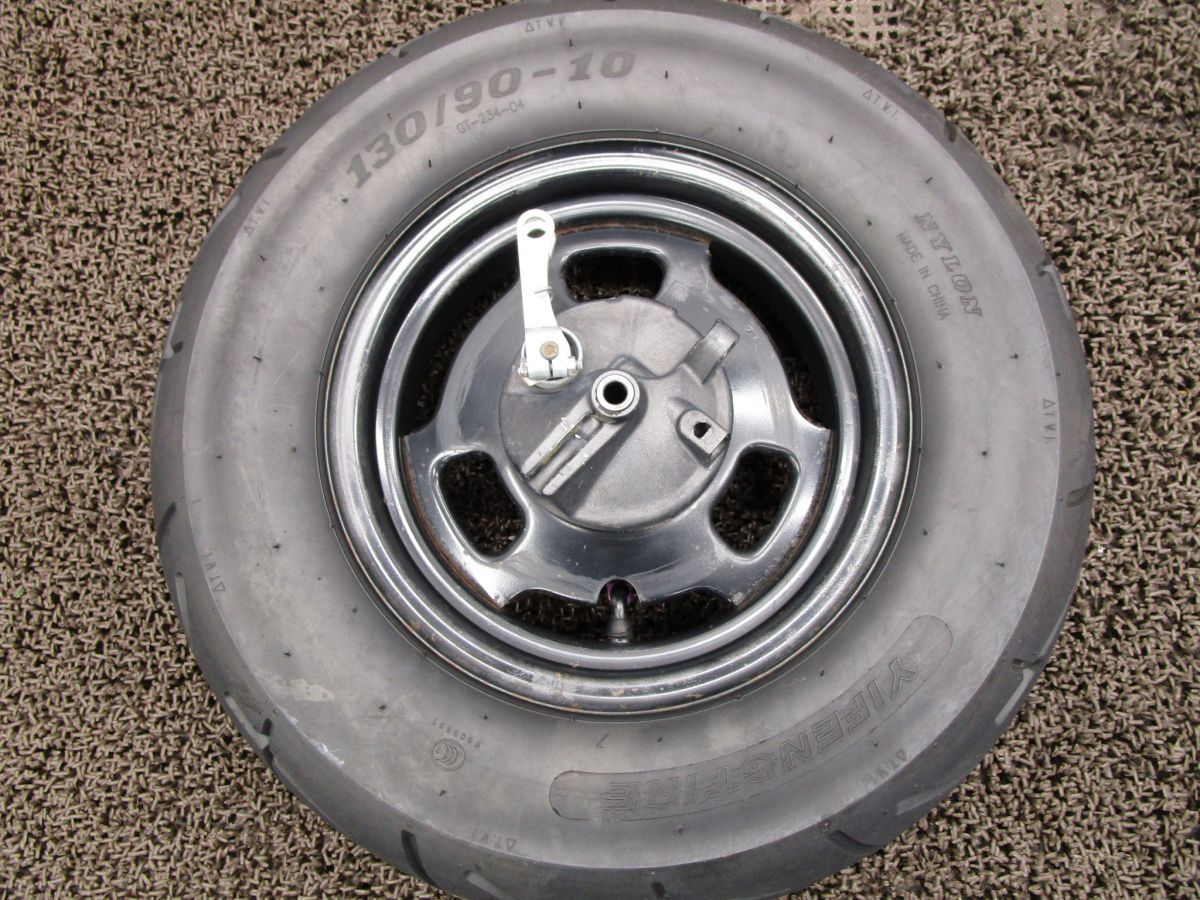 ズーマー フロントホイール ブレーキドラム ▲A7337 AF58 ホンダ AF55E ZOOMER キャブ車 動画有 12V