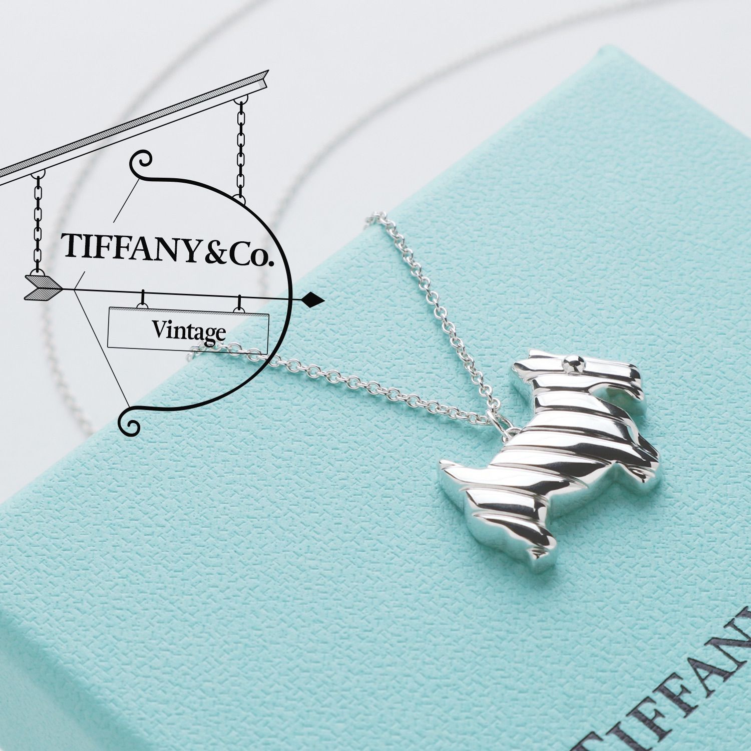 ティファニー TIFFANY & CO. ティファニー 犬 ドッグモチーフ