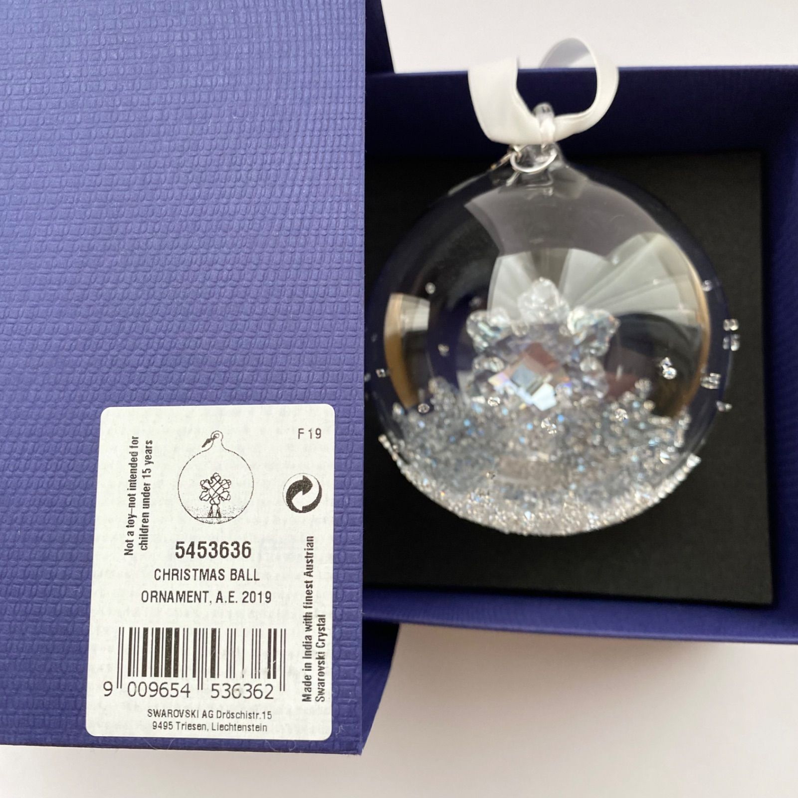 スワロフスキー　オーナメント　ボール SWAROVSKI インテリア 「公式」「スワロフスキー」Annual