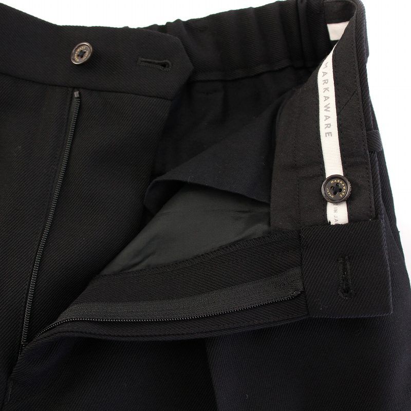 マーカウェア フロントプリーツペグトップ オーガニックウールサバイバルクロス 3 MARKAWARE (マーカウェア) FRONT PLEATS PEG TOP / フロント