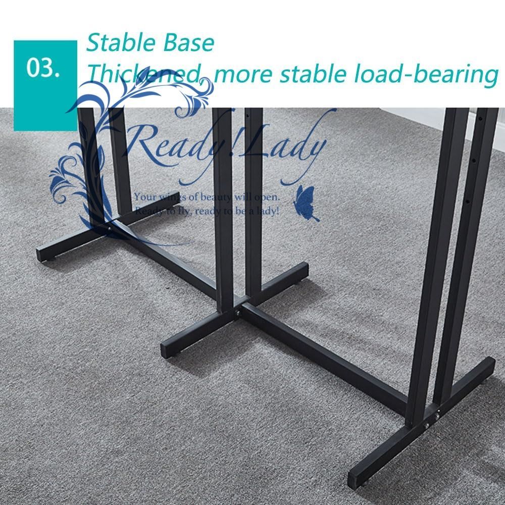 頑丈な衣類ラック 6ウェイ頑丈な衣類ディスプレイスタンド