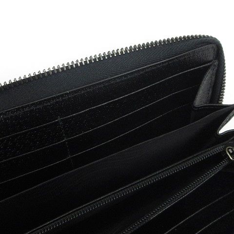 グッチ GUCCI GGキャンバス 長財布 ラウンドファスナー 307980 黒 グッチ GUCCI GGキャンバス 長財布 ラウンドファスナー 307980 黒
