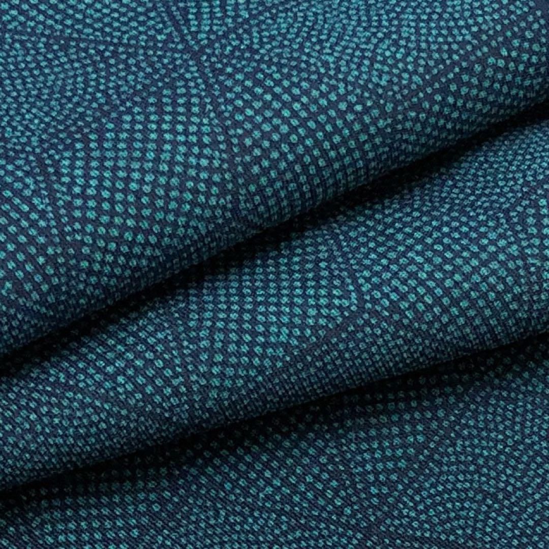 ☆ 江戸小紋 伊勢型紙錐彫 人間国宝 六谷梅軒 K-4458 K-4747 江戸小紋 伊勢型紙錐彫 人間国宝 六谷梅軒 ガード加工 しつけ糸 K-4458