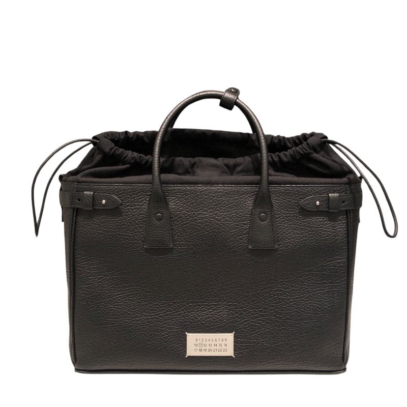 メゾン マルジェラ Maison Margiela ５AC デイリーバッグ SB1WD0001 ブラック レザー メンズ ハンドバッグ