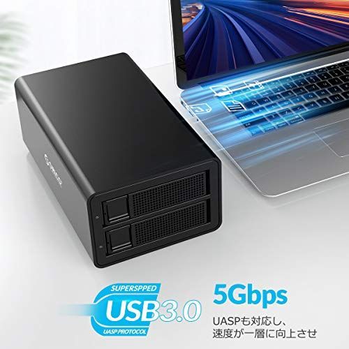 RAID機能装備] ORICO 3.5インチ HDDケース USB3.0接続… - アスタリスク