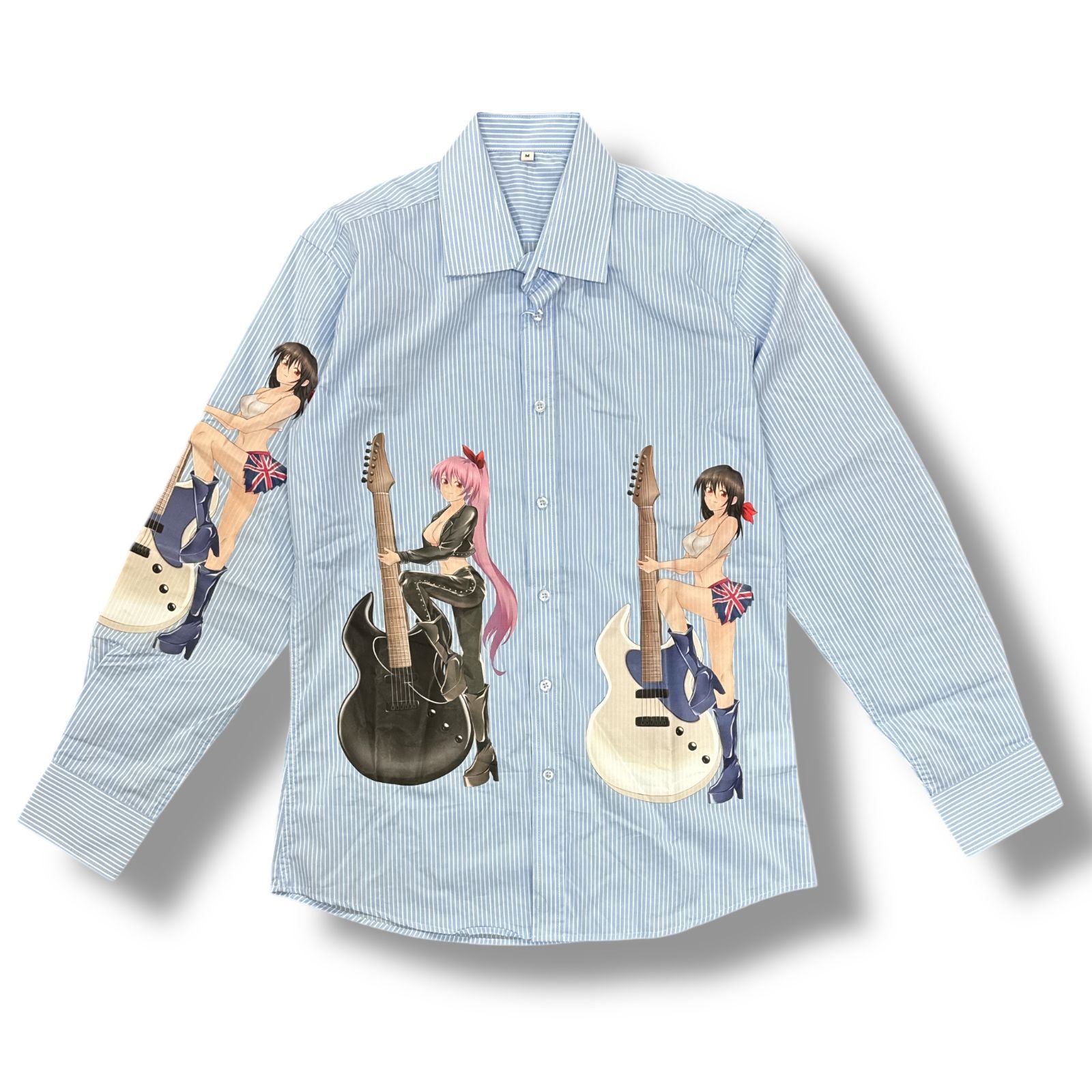 Son Ludo Y-Y GUITAR SHIRT ギターストライプシャツ アニメ柄 