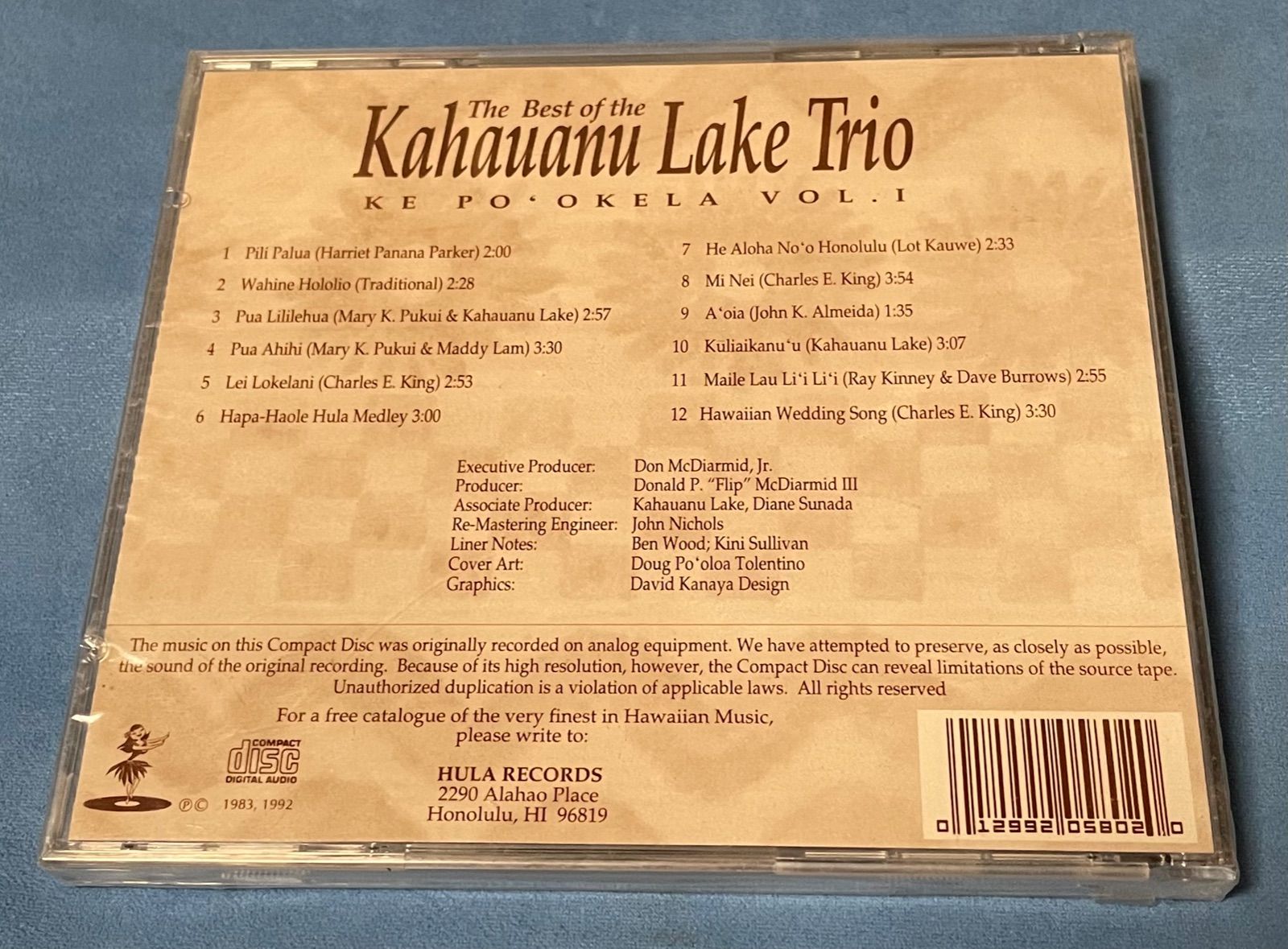 Kahauanu Lake Trio Best of 新品未開封ビンテージ物