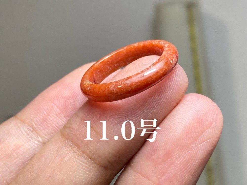 L11-130 赤翡翠 11.0号 ミャンマー産天然 A貨 本翡翠 くりぬき L11-130 赤翡翠 11.0号 ミャンマー産天然 A貨 本翡翠 くりぬき