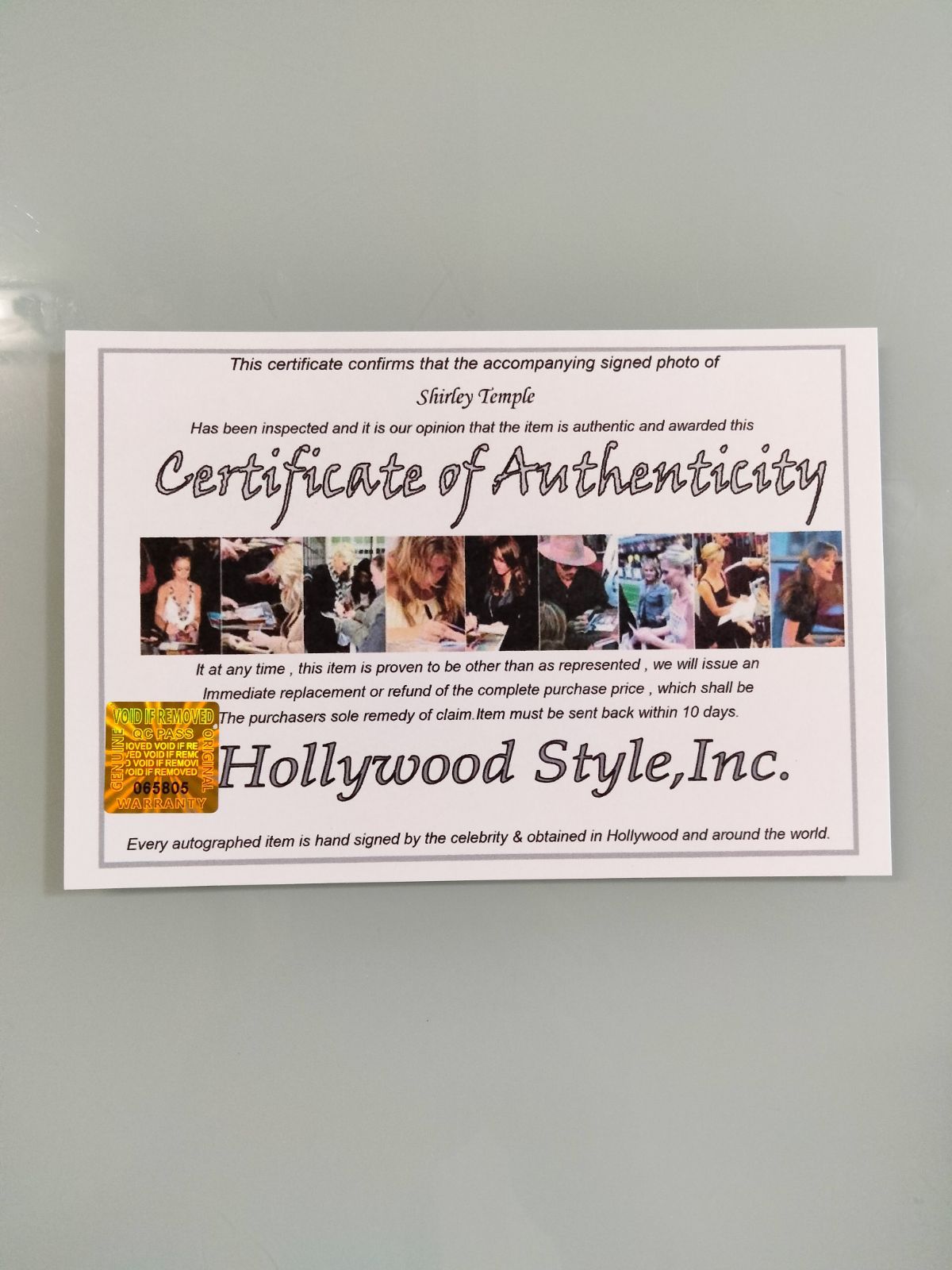 エマ・ストーンとライアン・ゴズリング直筆サイン入り写真…Emma Stone