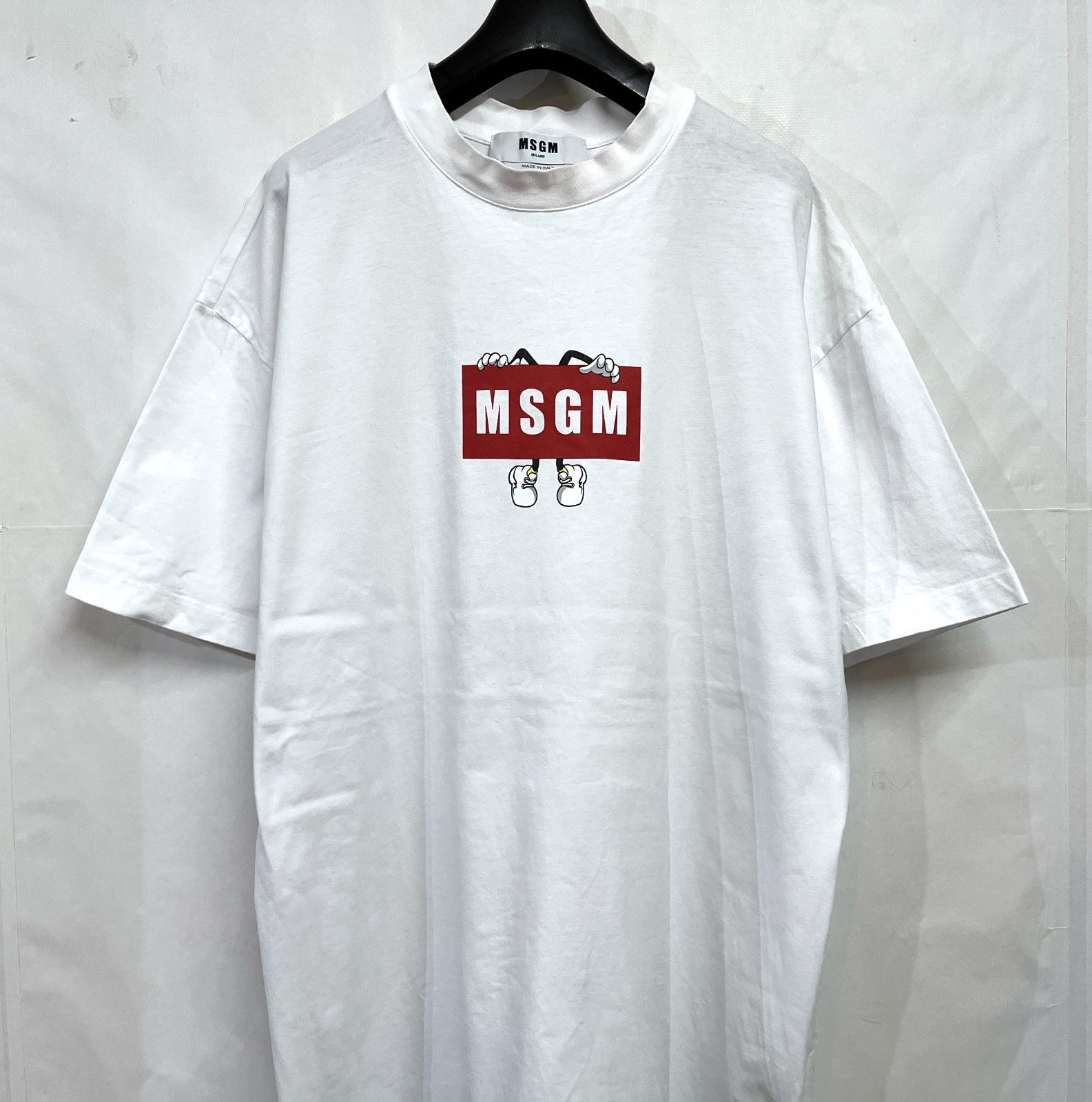 MSGM｜エムエスジーエム キャラボックスロゴTシャツ - メルカリ