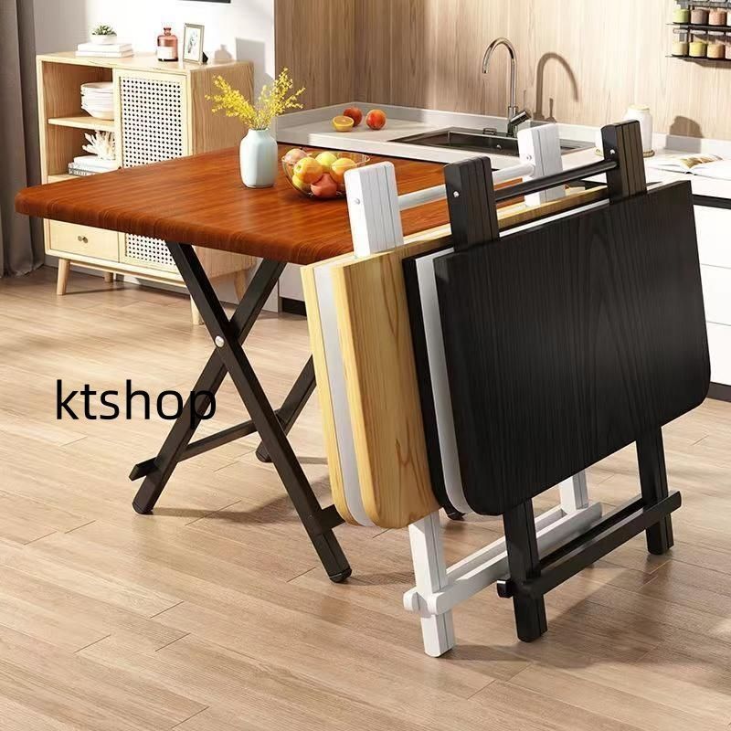 Bidesen ダイニングテーブル 折り畳み 幅120x奥行60cm(くるみ色