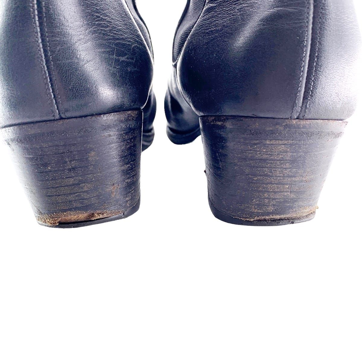 【中古】 CELINE セリーヌ ジャクノレザー チェルシー サイドゴアブーツ 黒 333363174C.38NO 表記サイズ41 27cm メンズ 23008542 YM 中古】 CELINE セリーヌ ジャクノレザー チェルシー サイドゴアブーツ
