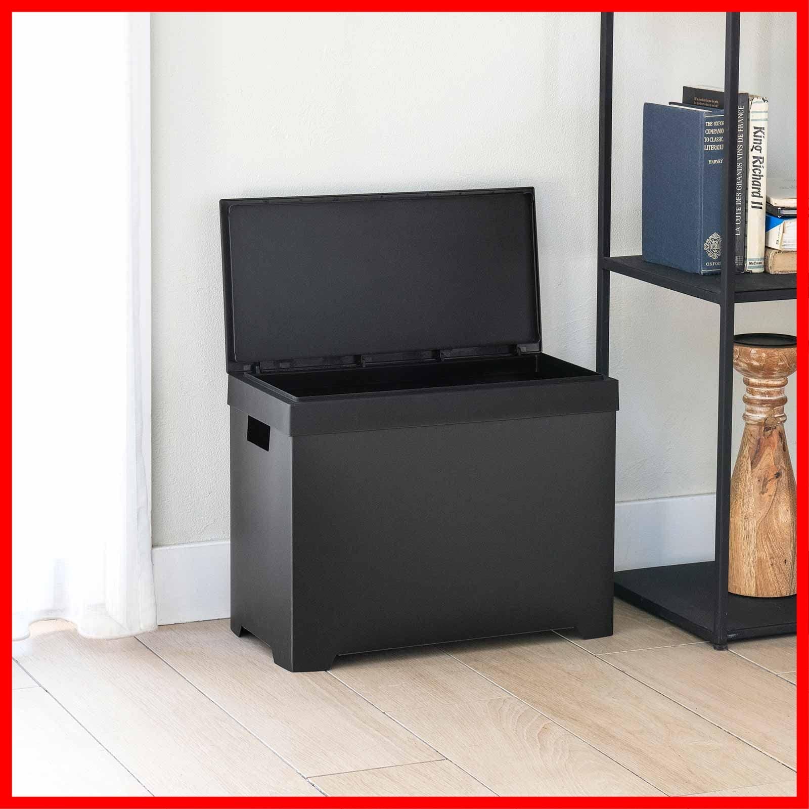 シンク下 ゴミ箱 ㈱ シンプルダストボックス ワイドオープン 天馬 Tenma 20L ブラック