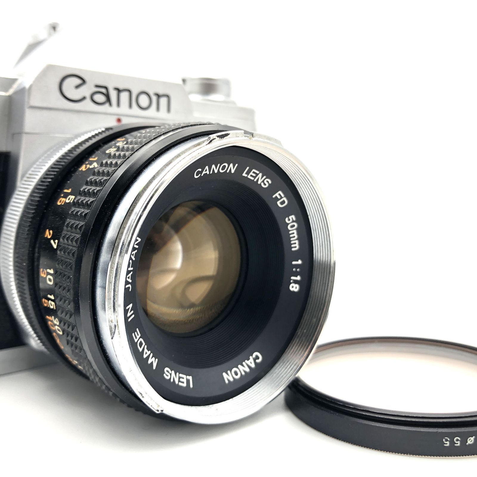 N　Canon FTb +FD 50mm f1.8 完動美品 Canon】FTb FD50mm F1.8 単焦点レンズ付◎動作品・希少 - メルカリ