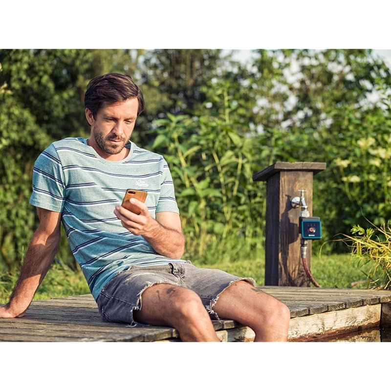 GARDENA ガルデナ 1口散水タイマー ウォーターコントロール Bluetooth 01889-20 1 LLC-HASEGAWATOSO_COM