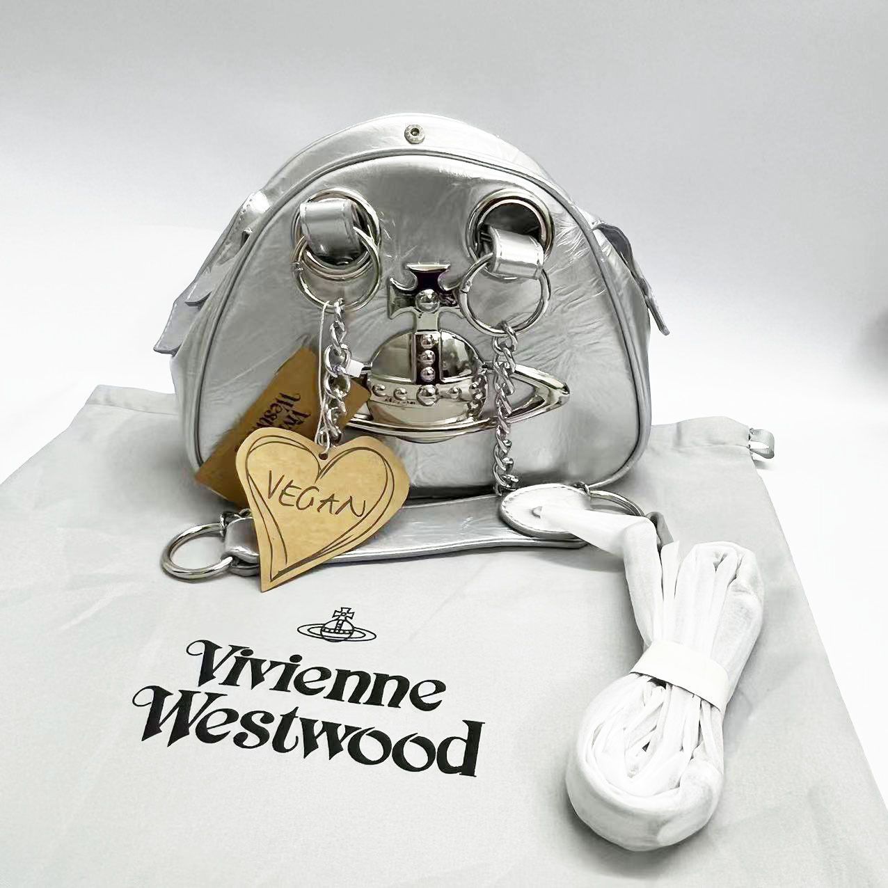 Vivienne westwood ヴィヴィアンウエストウッド ショルダーバッグ silver