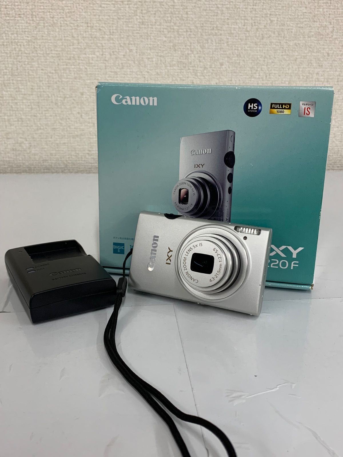 3【通電動作確認済み】Canon キヤノン トップ IXY 220F シルバー