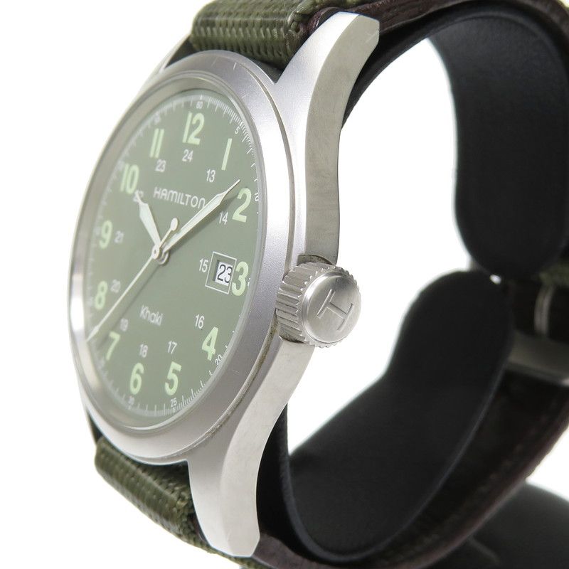 ハミルトン 腕時計 カーキ ラウンドデイト 000092 - メルカリ