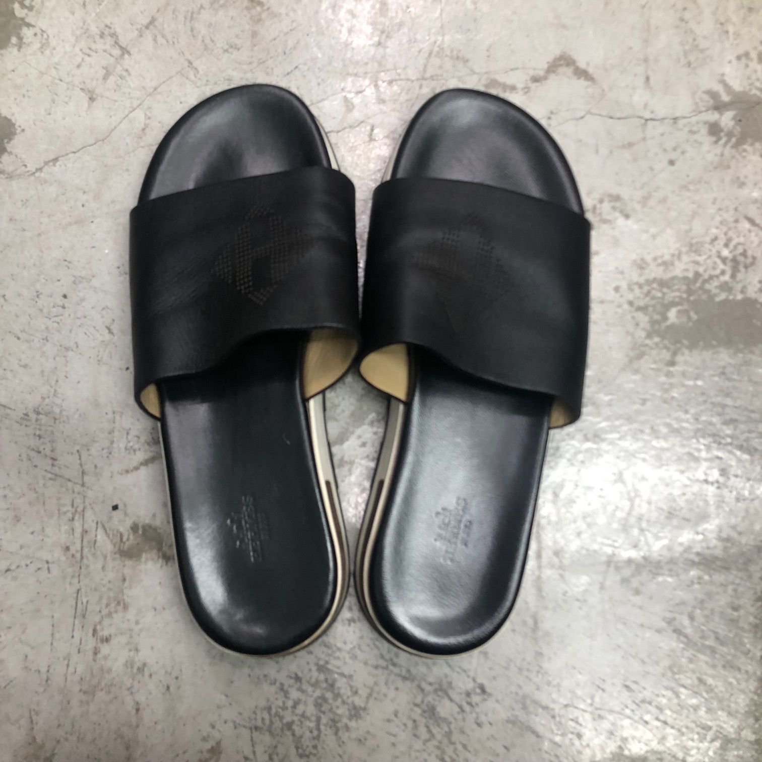 HERMES リフレックス レザー スライド サンダル 181354ZH エルメス 
