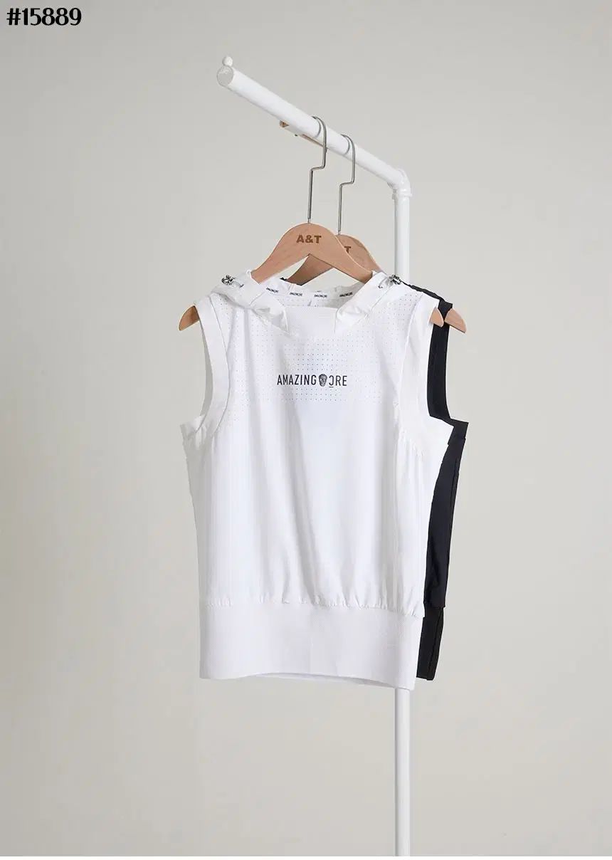 レディースゴルフウェア エアサーキット フーディー パーカー ノースリーブ Tシャツ