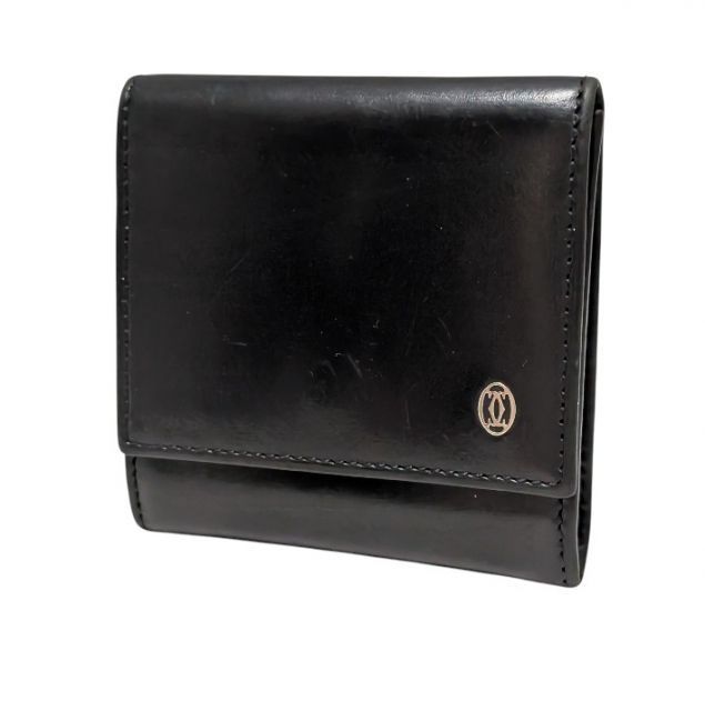 カルティエ CARTIER パスポートケース パシャ ブラック レディース