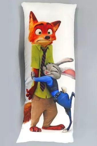 中古】クッション・抱き枕・本体 ニック＆ジュディ プレミアムロング
