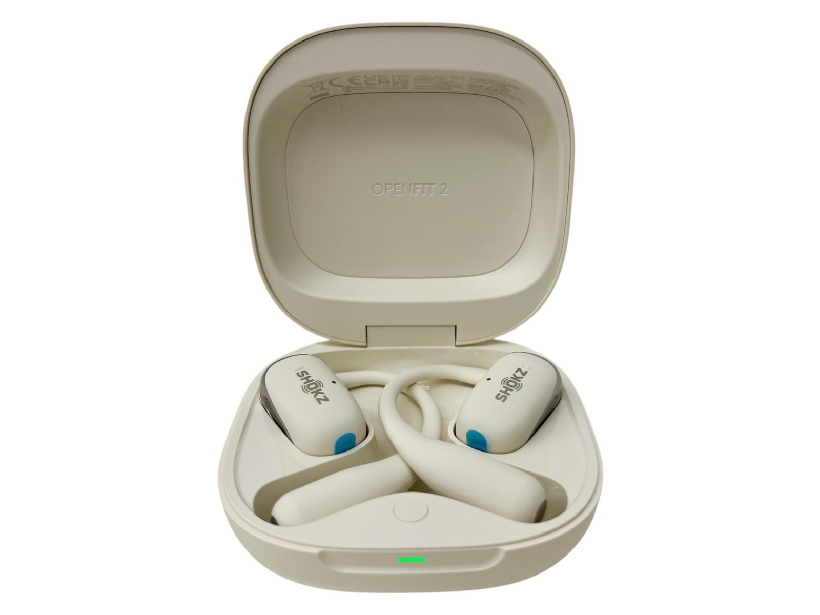 SHOKZ ワイヤレスイヤホン ホワイト SHOKZ フルワイヤレスイヤホン OpenFit Air [ ワイヤレス