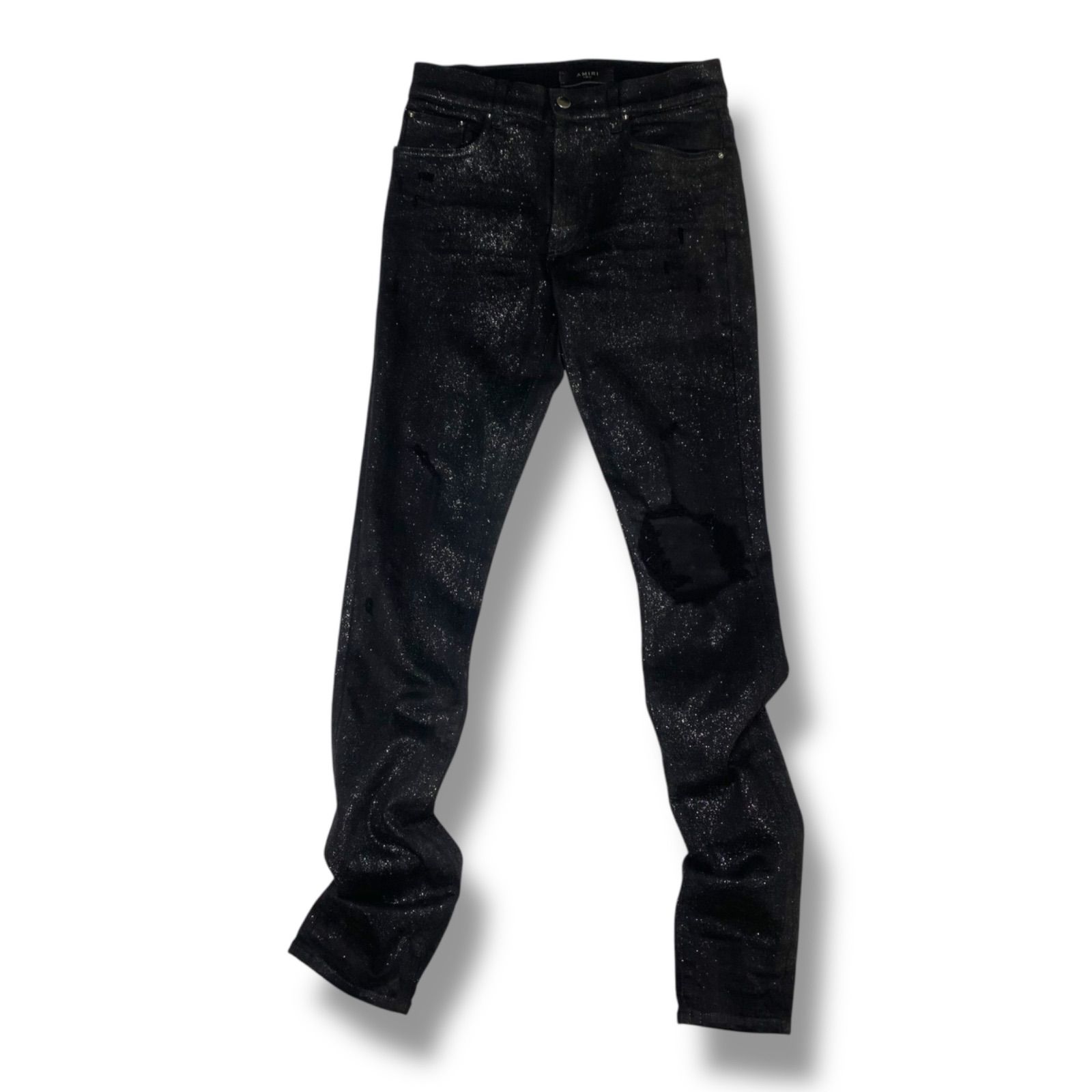 AMIRI アミリ GLITTER BROKEN JEAN グリッター ラメ デニム AMIRI アミリ GLITTER BROKEN JEAN グリッター ラメ デニム