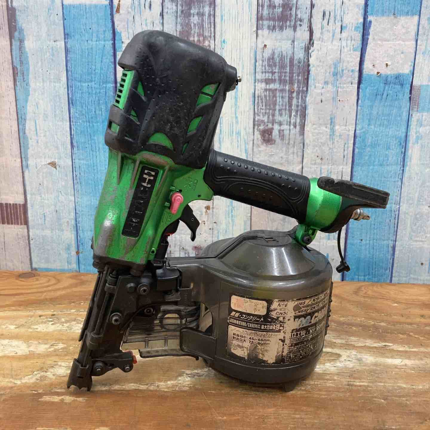 ☆ハイコーキ(HIKOKI ※旧:日立工機) 高圧エア釘打ち機 NV90HMC