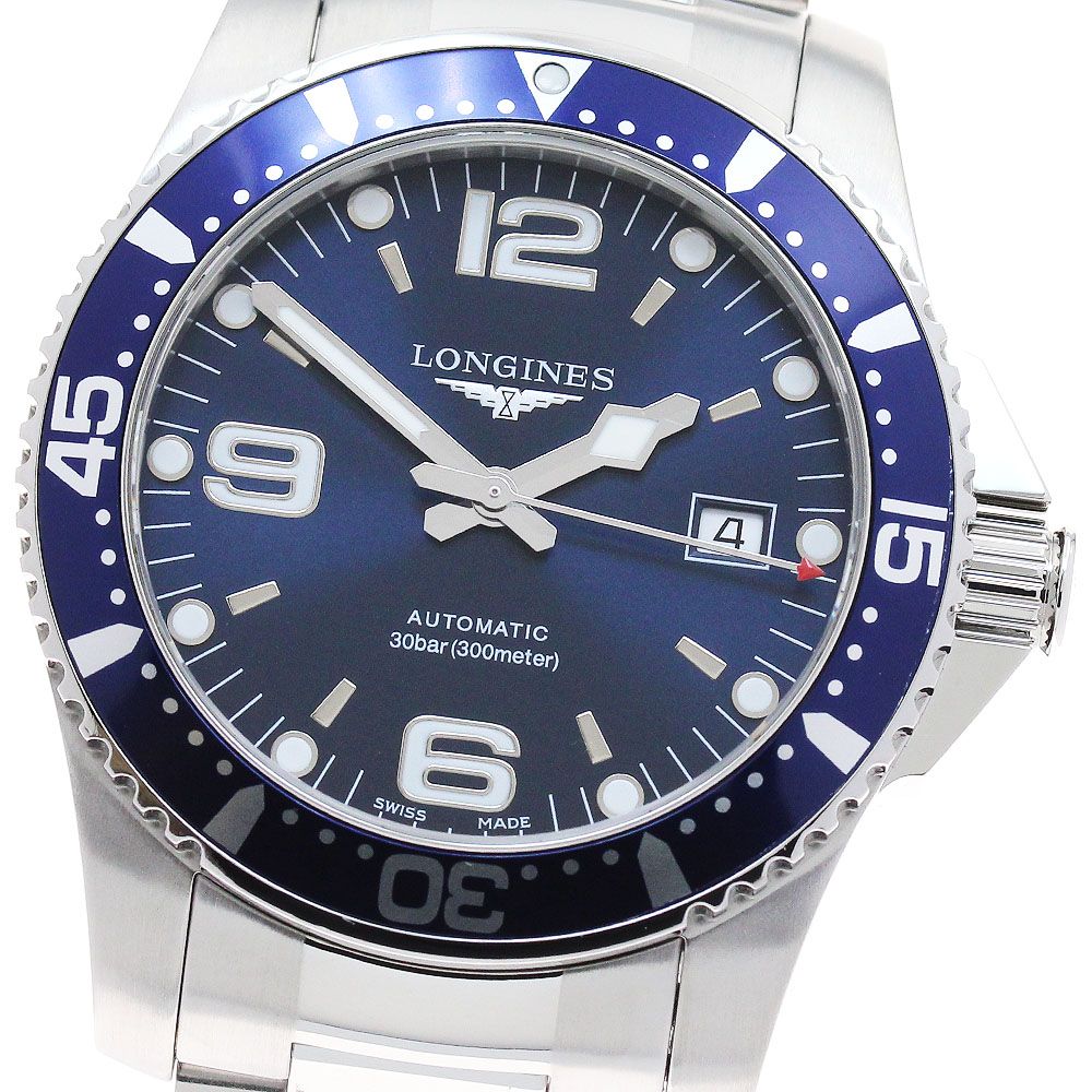 LONGINES L3.742.4 ハイドロ コンクエスト デイト 【カレンダーオートオリエント】 自動巻き メンズ美品_869360