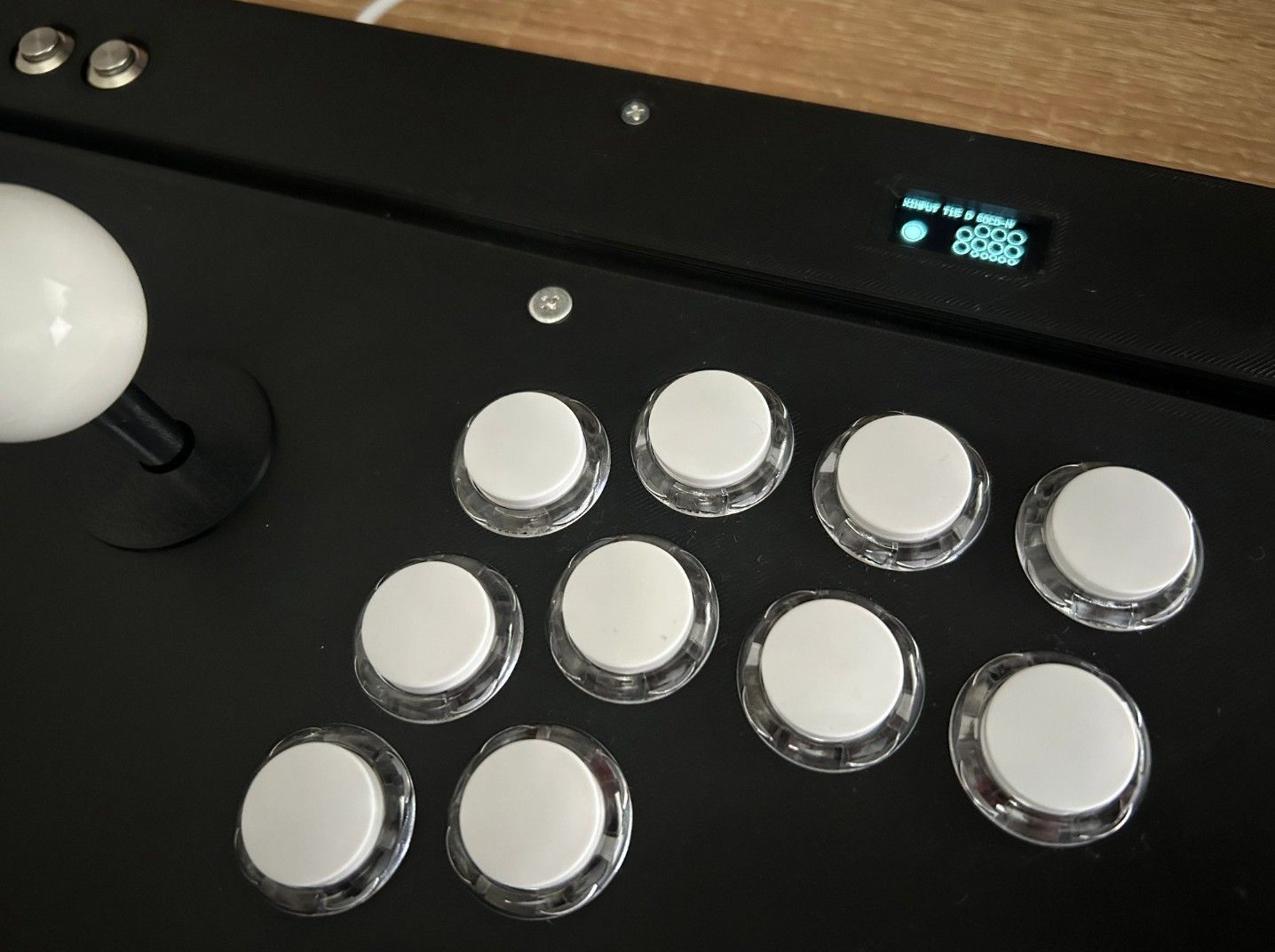 VFS-01】開閉できるアケコン24mmボタン/ブラック OLED搭載 - メルカリ
