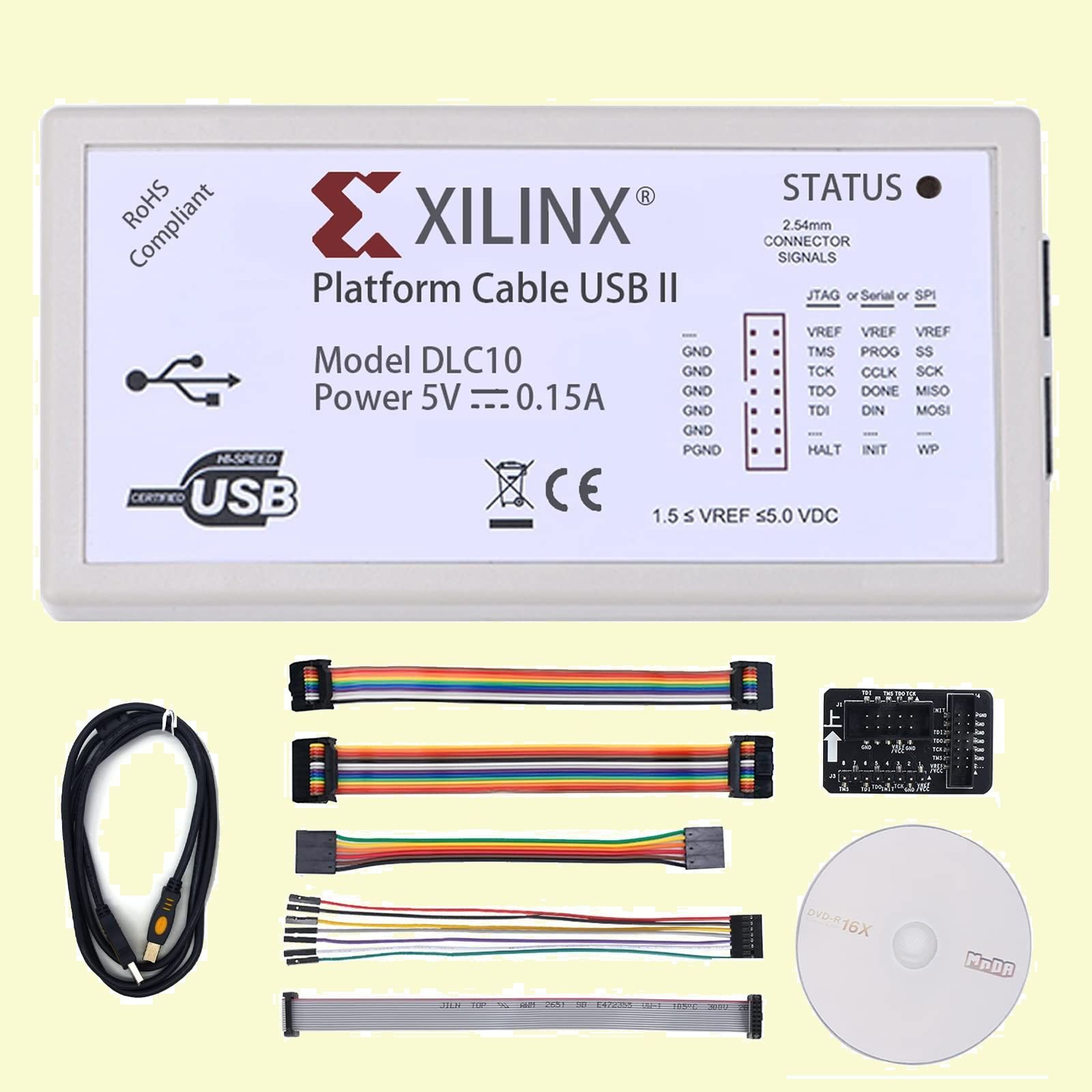 新着商品 in-Circuit CPLD Debugger FPGA USB Cable Replace Platform XILINX プログラミングキット DLC9 DLC10 互換性 コンパイラ Simulator JTAG-SMT2 JTAG開発ツー
