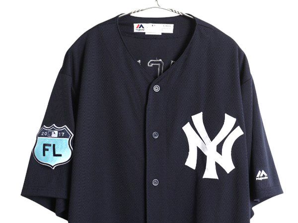 ヤンキース ベースボール シャツ メンズ XL MLB オフィシャル マジェスティック 大リーグ ユニフォーム ゲームシャツ 重ね着 大きいサイズ 楽天市場】□ MLB オフィシャル Majestic ニューヨーク