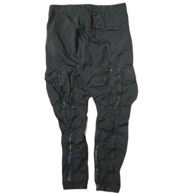 STONE ISLAND ストーンアイランド 23SS NYLON METAL TAPERED CARGO PANTS ナイロンメタルテーパードカーゴパンツ 781530919 32 BLACK IN ECONYL REGENERATED NYLON ボトムス