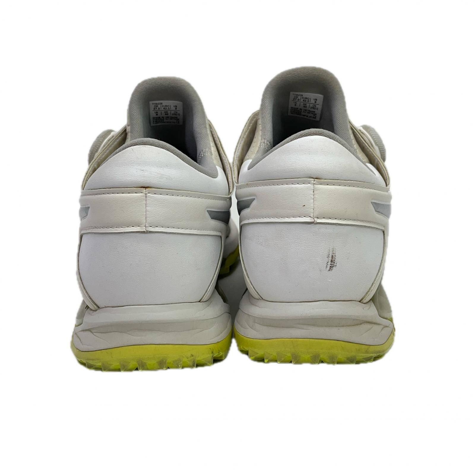 新品未使用 アシックス ゲルエース プロ FG ゴルフシューズ ボア 白 27 中古 アシックス asics ゴルフシューズ 27cm ホワイト