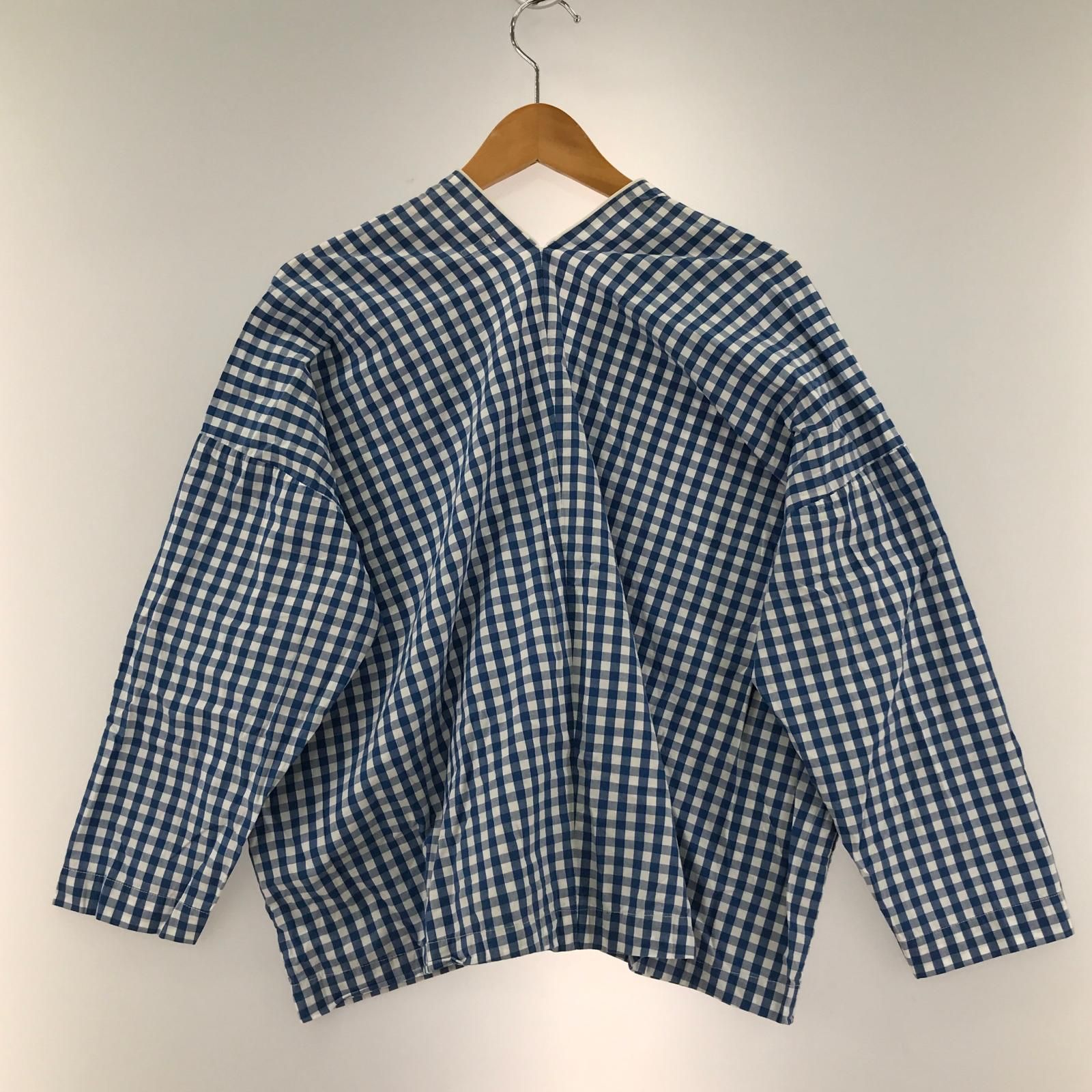 美品 dhal チェックシャツ ダル Dhal Regular Shirt Dobby Gingham, Blue Check – Keylime Tokyo