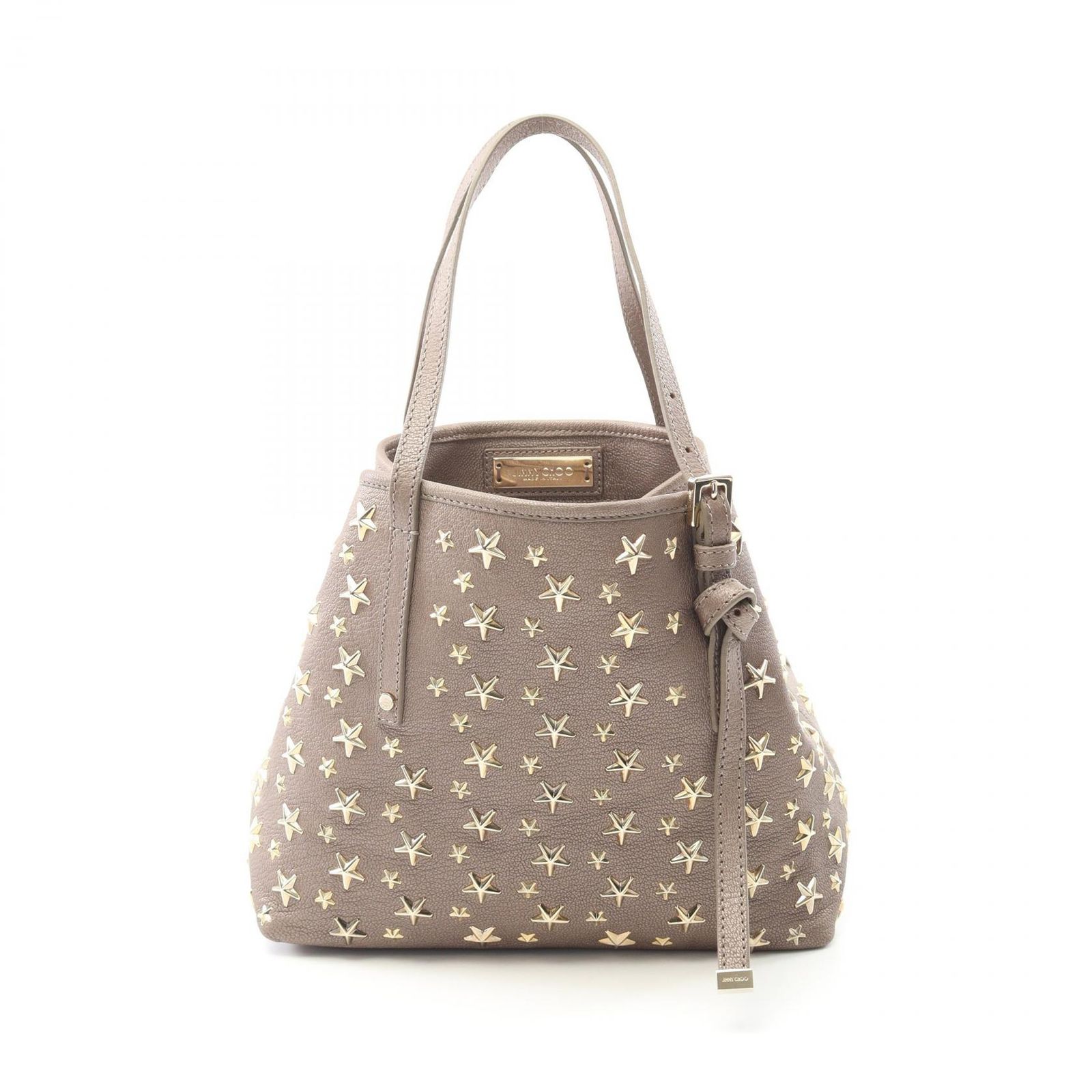 ジミーチュウ JIMMY CHOO トートバッグ SASHA サシャ S ブロンズ 