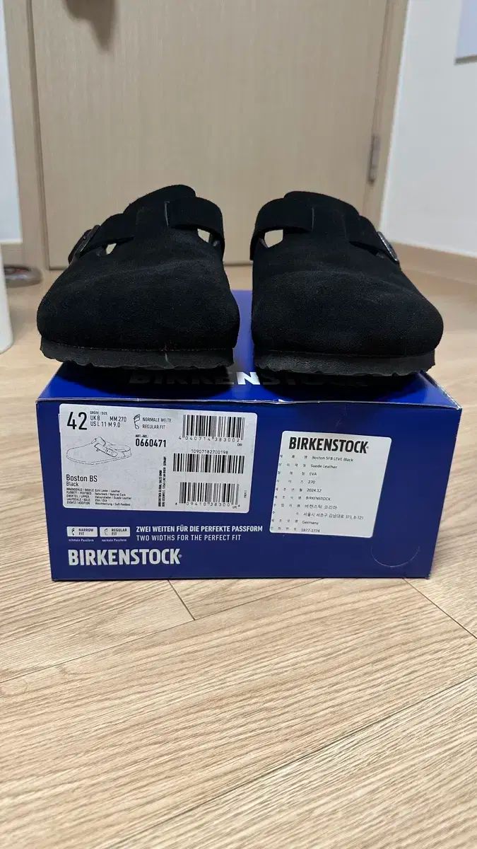 42 BIRKENSTOCK ビルケンシュトック ボストン sfb 黒