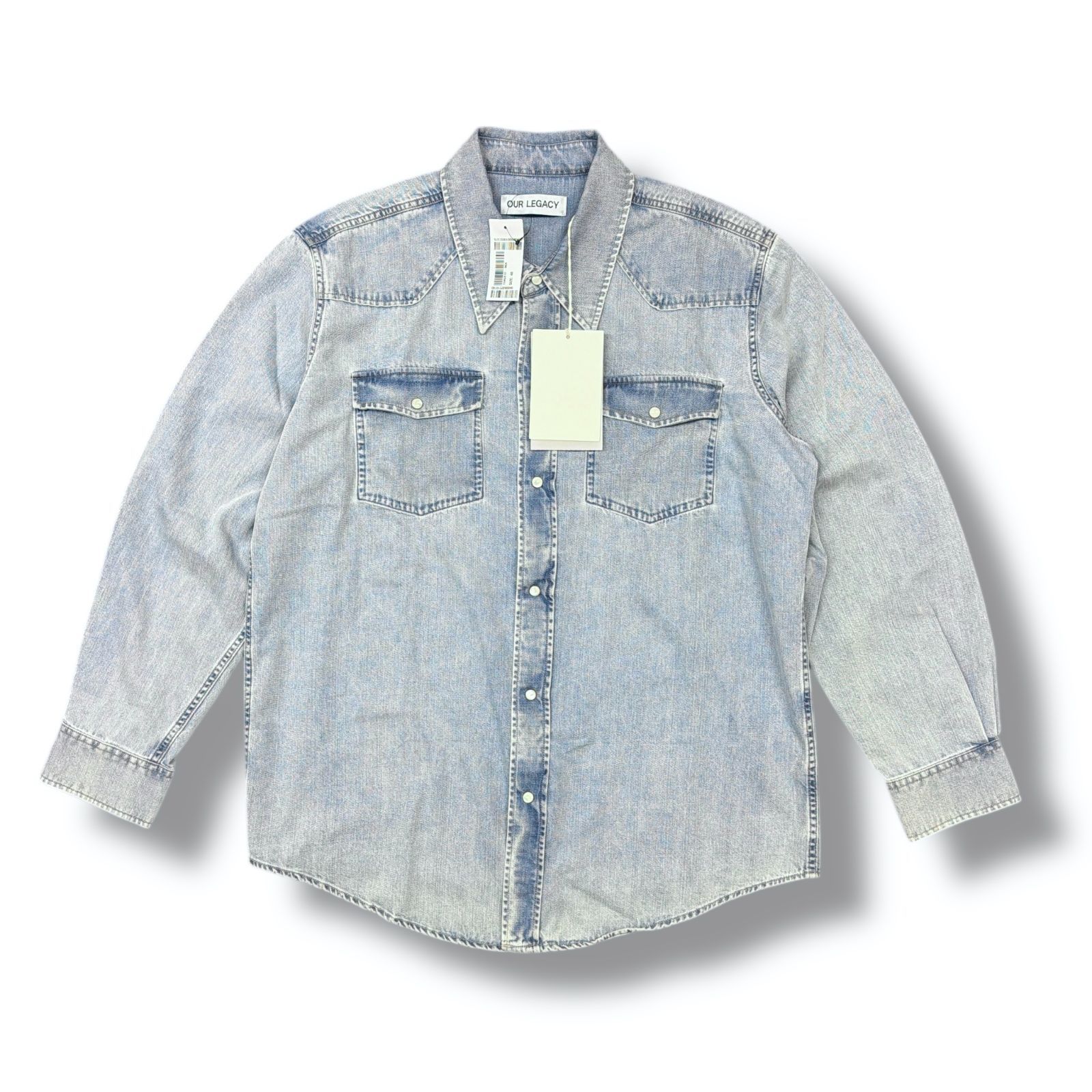 OUR LEGACY Frontier Shirt フロンティアシャツ デニムシャツ アワーレガシー M4232NR インディゴ 48 1074A4
