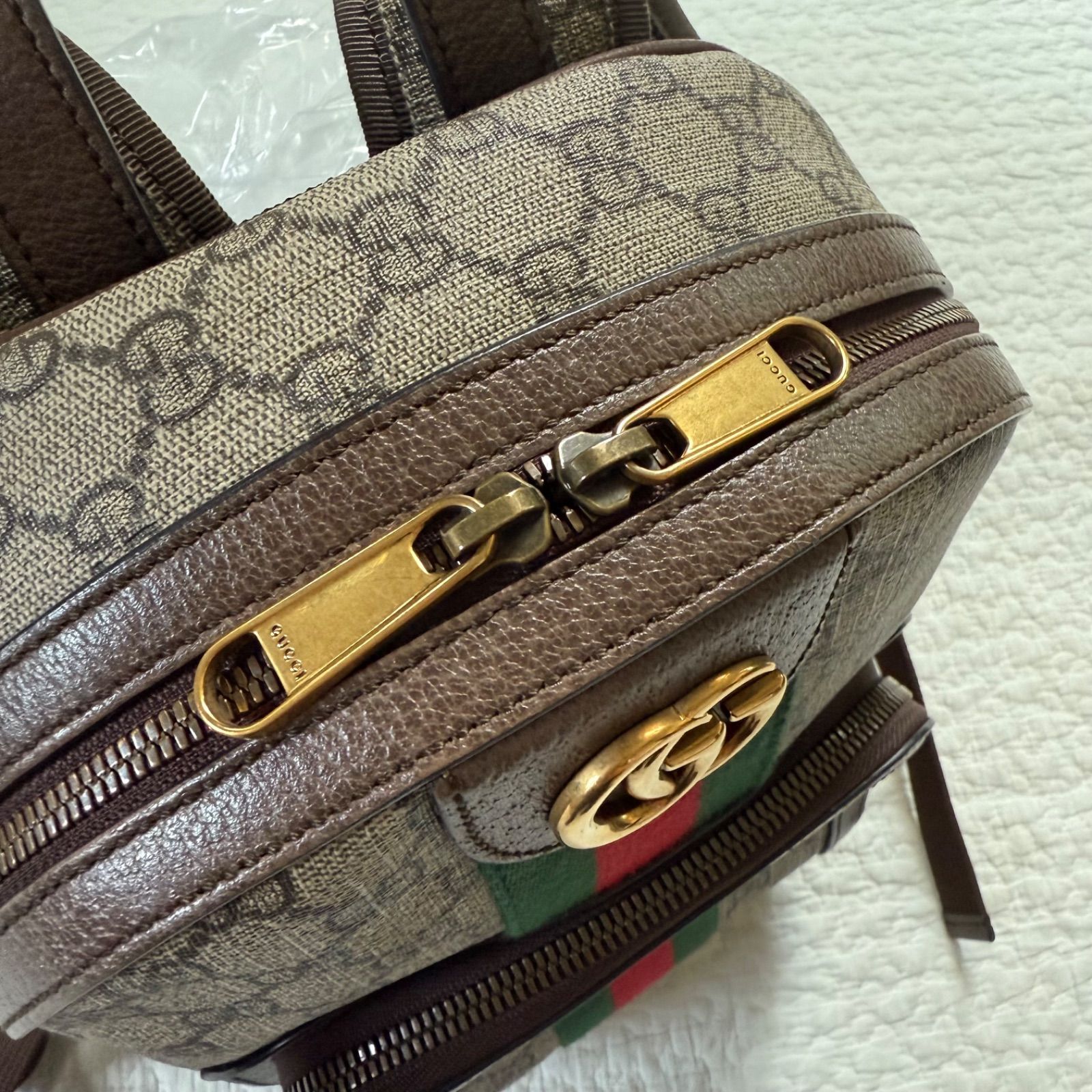 美品 GUCCI グッチ GGスプリーム オフィディア リュック バック 美品 GUCCI グッチ GGスプリーム オフィディア リュック バック
