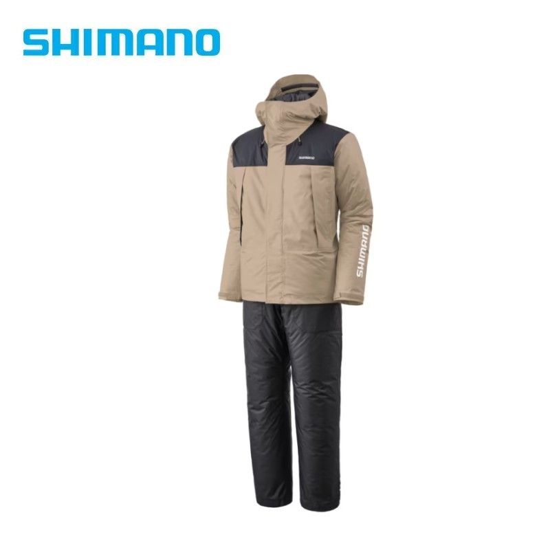  RB 077 Y ベーシック ハイロフト レインスーツ 01 M ベージュ 防寒着 防寒ウェア 上下セット フィッシングジャケット ウェア