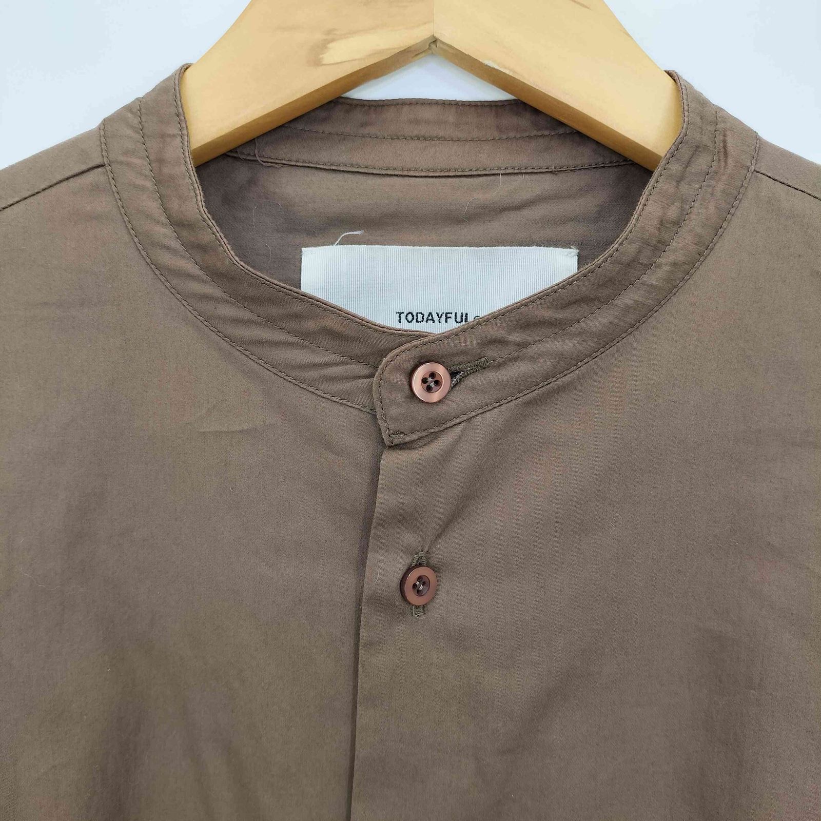 トゥデイフル TODAYFUL Standcollar Over Shirts スタンドカラー 