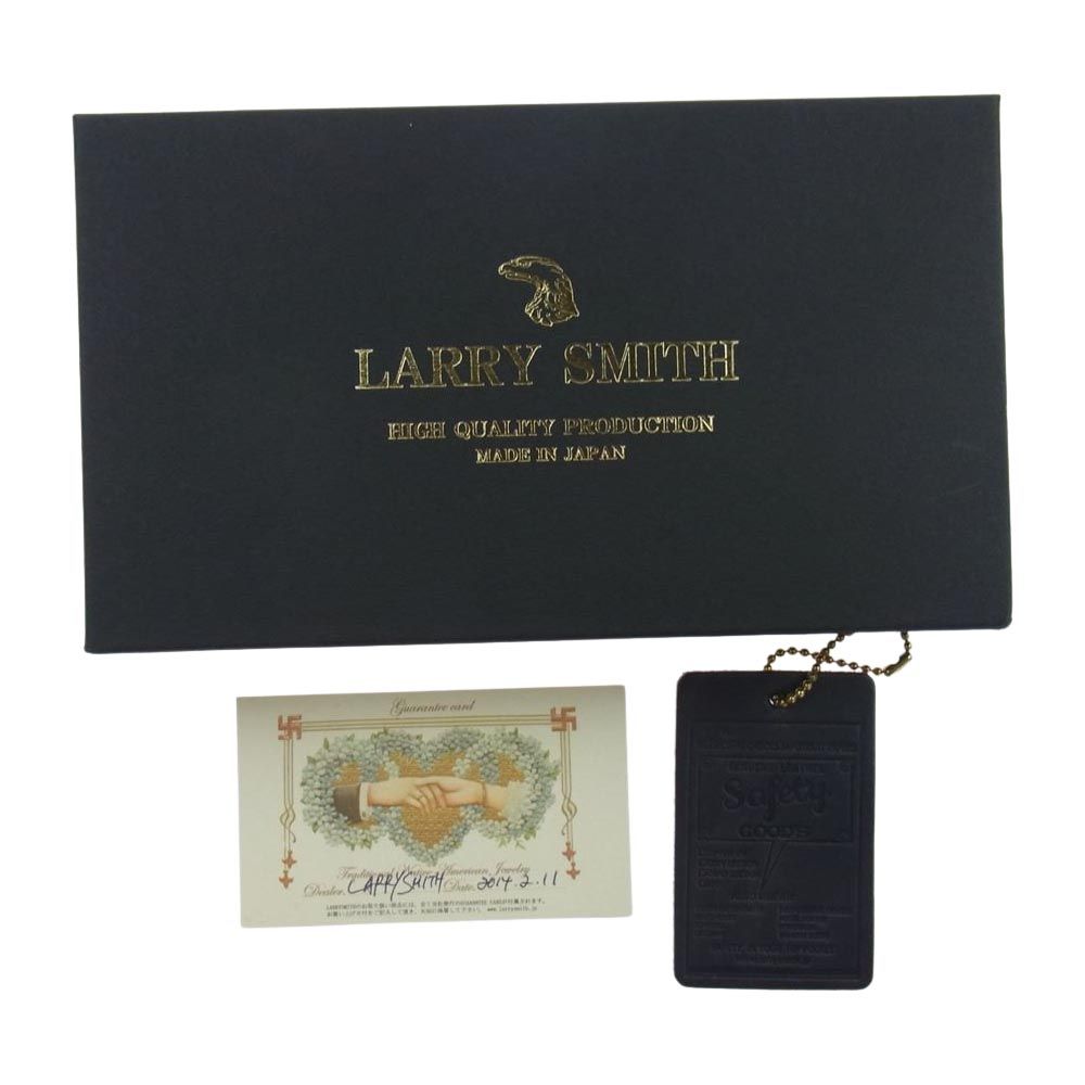 LARRY SMITH　ラリースミス　 ダークブラウン 長財布　コンチョ LARRY SMITH ラリースミス ターコイズ コンチョ トラッカー