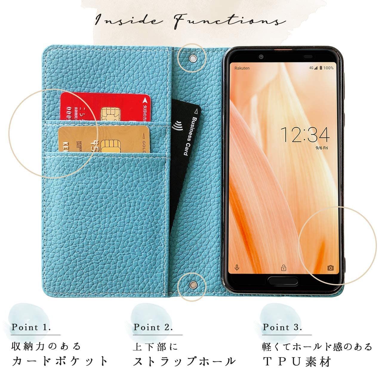 残り1点！AQUOS A51 5G SC-54A SCG07 ケース - Androidアクセサリー