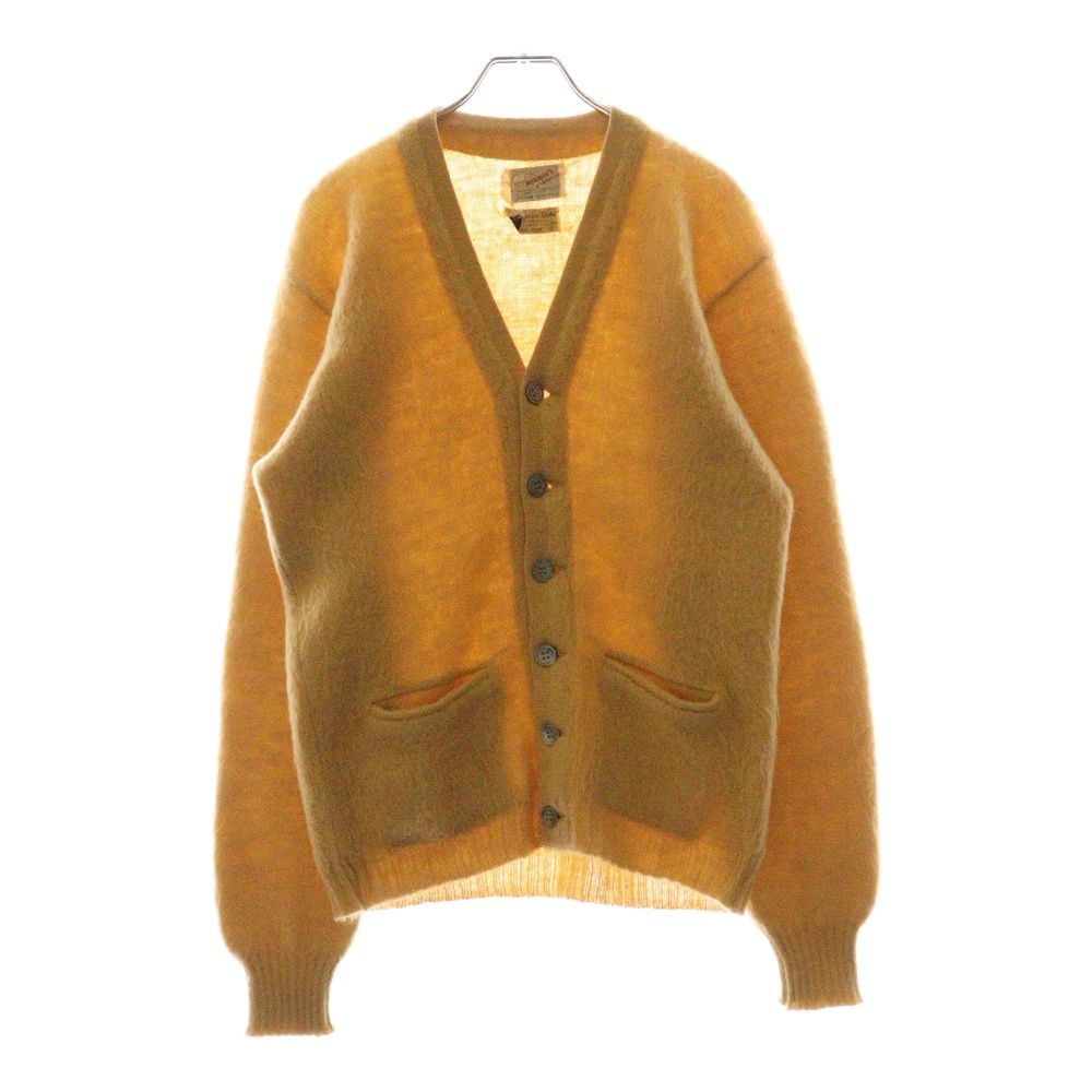 VINTAGE ヴィンテージ 60S VINTAGE LORD JEFF ヴィンテージ ロードジェフ 毛足長 モヘアニット カーディガン オレンジブラウン
