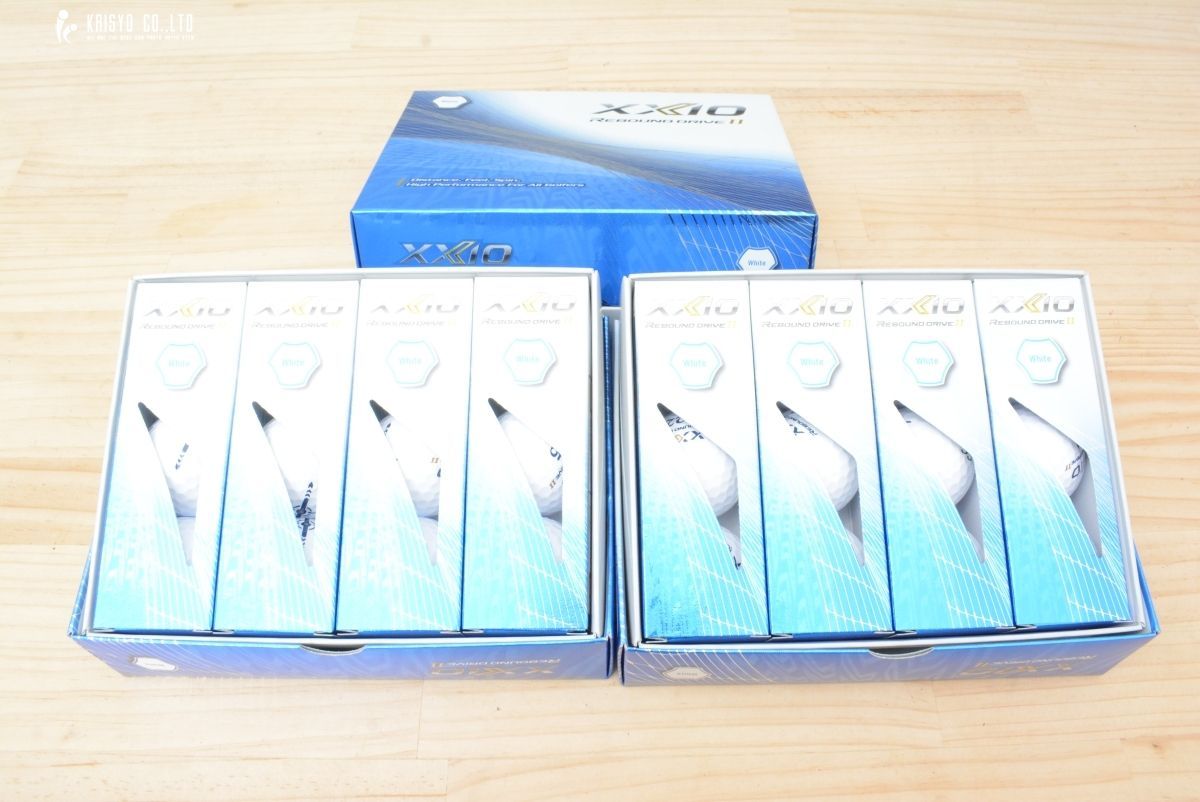 3ダースセット ダンロップ XXIO REBOUND DRIVE Ⅱ ゴルフボール 3ダース 36球入 ホワイト ゼクシオ リバウンド ドライブ2