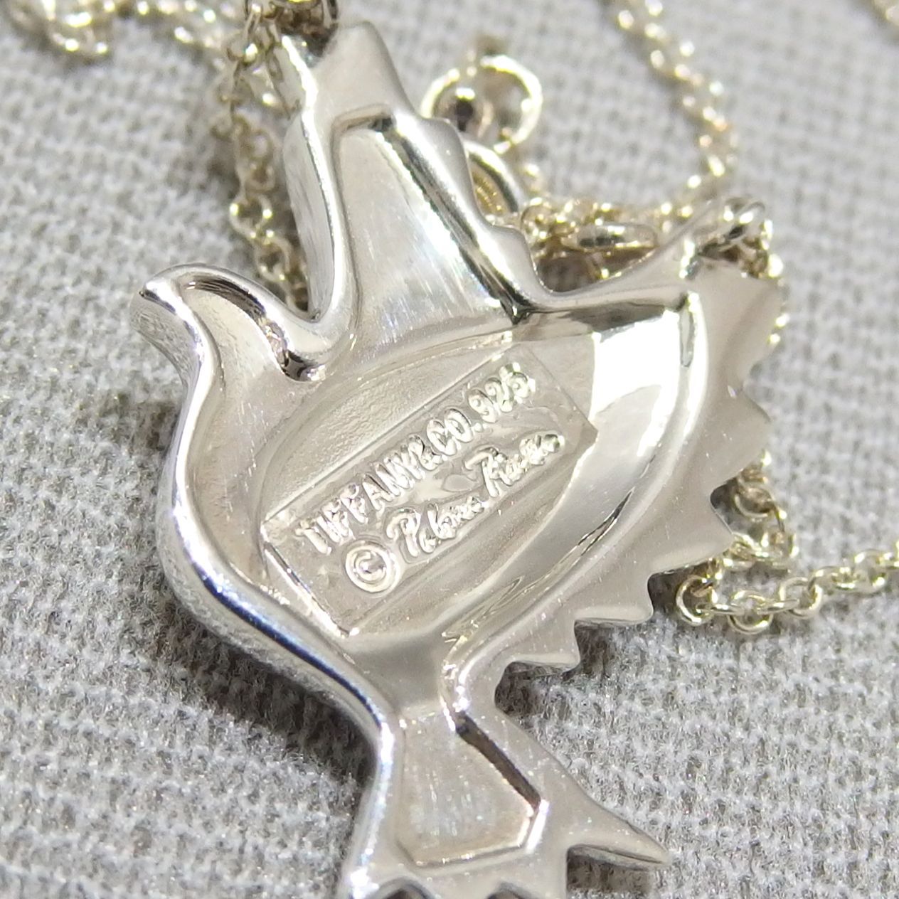 美品☆TIFFANY&Co エルサ・ペレッティ バード ネックレス 925