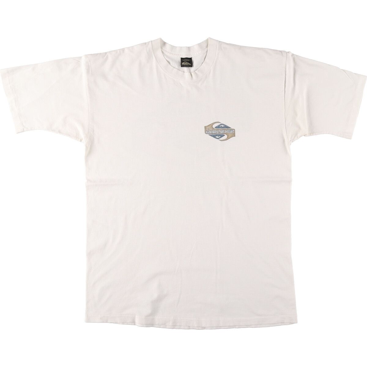 1点物◇クイックシルバー黒バックプリントTシャツ古着メンズML