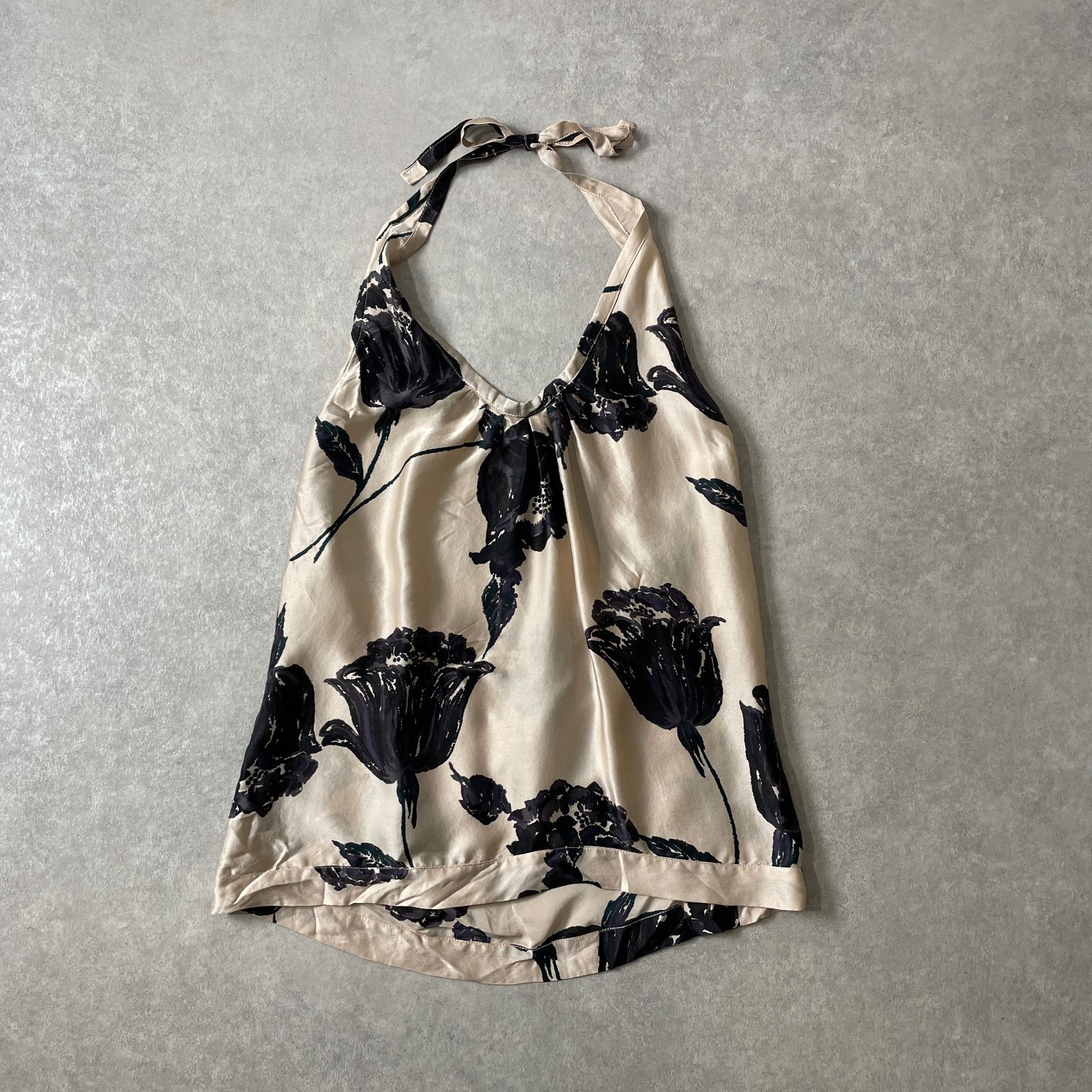 DRIES VAN NOTEN アーカイブ コレクション 花柄 ホルターネック トップス ドリスヴァンノッテン